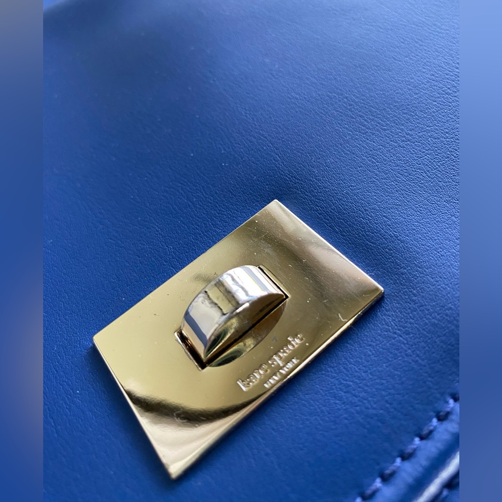 Kate Spade New York Maple Ct Scallop Jazmin Royal Blue Shoulder Bag - Picture 7 of 10